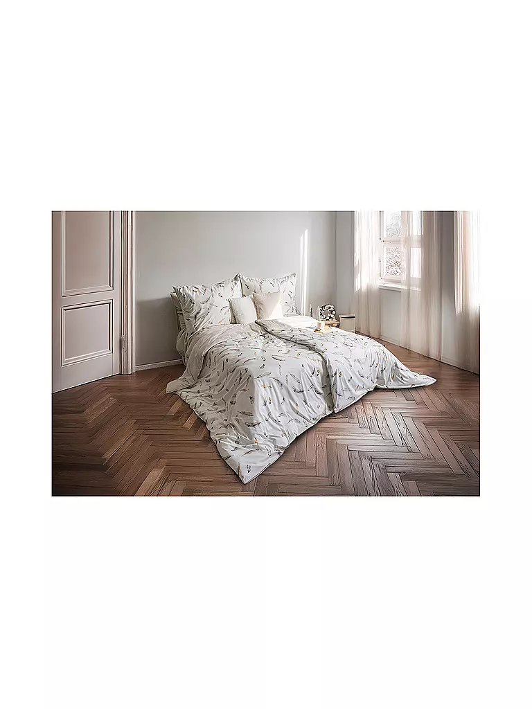 FLEURESSE | Biancheria da letto in jersey DIAMOND 140/200CM Argento | Argento