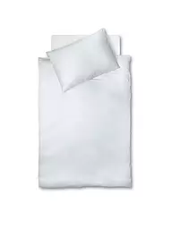 FLEURESSE | Biancheria da letto in jersey interlock 70x90cm/140x200cm Argento | Argento