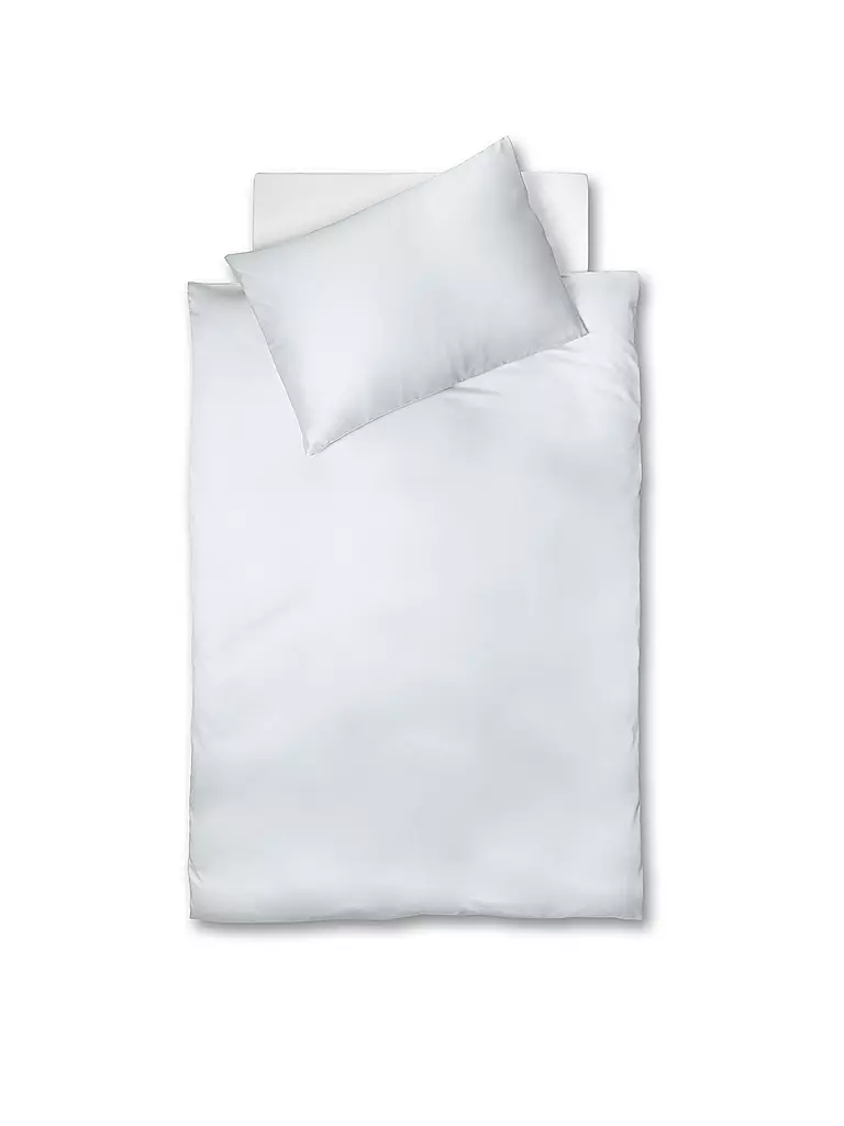 FLEURESSE | Biancheria da letto in jersey interlock 70x90cm/140x200cm Argento | Argento