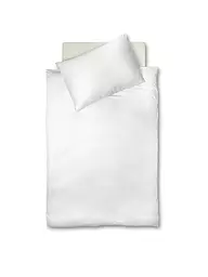 FLEURESSE | Biancheria da letto in jersey interlock 70x90cm/140x200cm color crema | Bianco