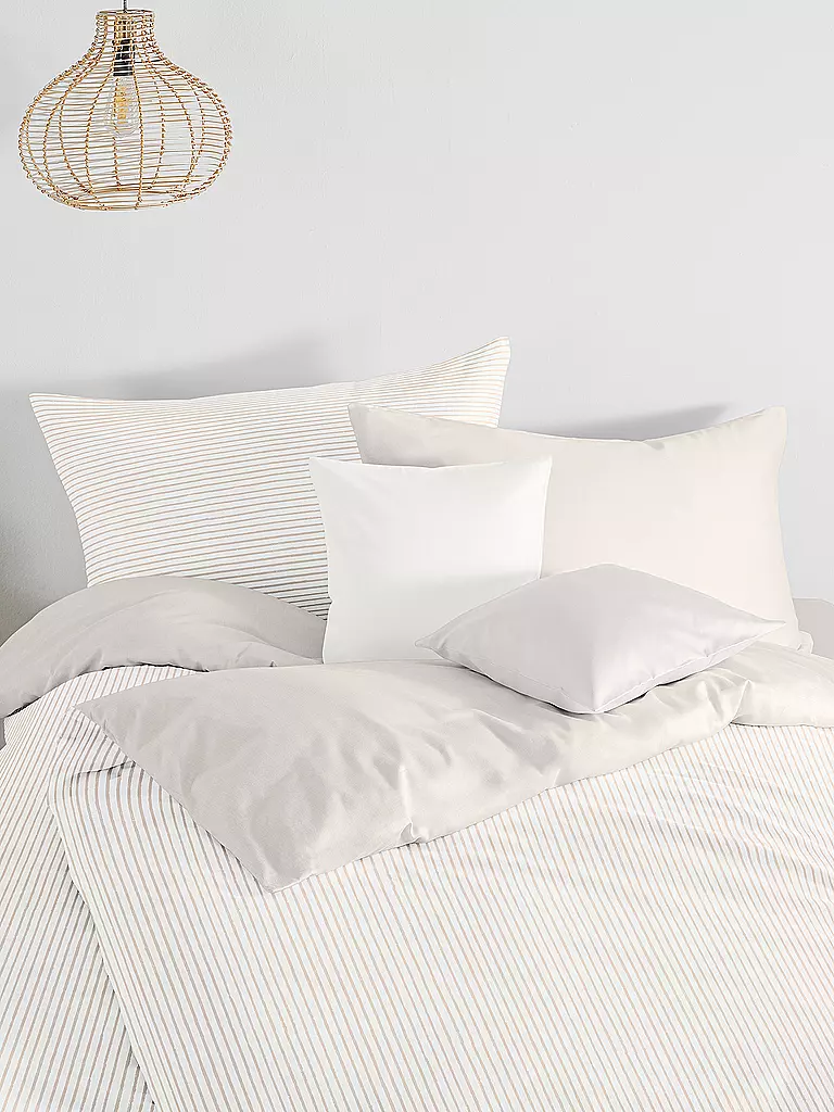 FLEURESSE | Biancheria da letto in lino NIZZA 70x90cm / 140x200cm Sabbia | Beige
