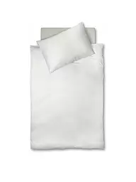 FLEURESSE | Biancheria da letto in misto lino "Provenza" 70x90cm/140x200cm | Crema
