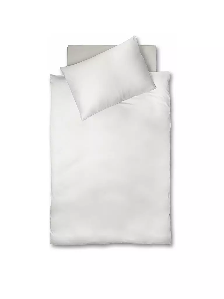 FLEURESSE | Biancheria da letto in misto lino "Provence" 70x90cm/140x200cm | Crema
