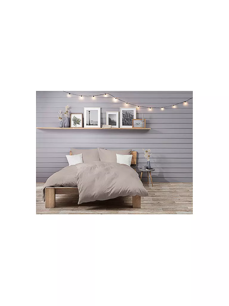 FLEURESSE | Biancheria da letto in mussola CAPRI 70x90cm/140x200cm Beige | Beige