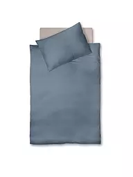 FLEURESSE | Biancheria da letto in mussola CAPRI 70x90cm/140x200cm Beige | Blu chiaro