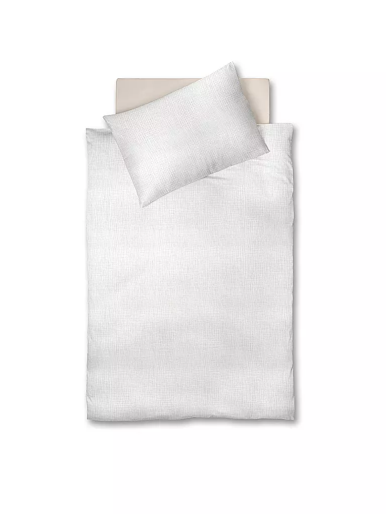 FLEURESSE | Biancheria da letto in mussola CAPRI 70x90cm/140x200cm | Bianco