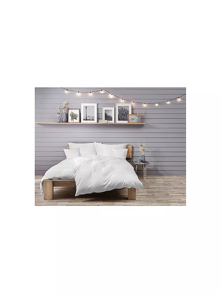 FLEURESSE | Biancheria da letto in mussola CAPRI 70x90cm/140x200cm | Bianco