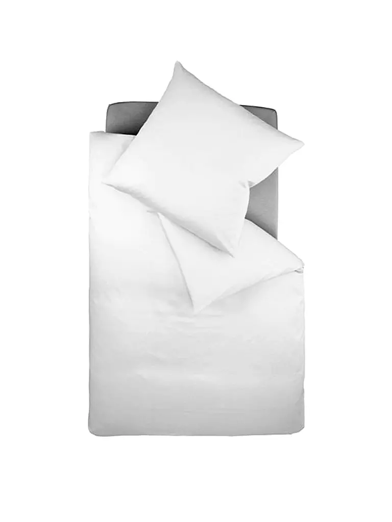 FLEURESSE | Biancheria da letto in raso 70x90cm/140x200cm Royal Argento | Argento