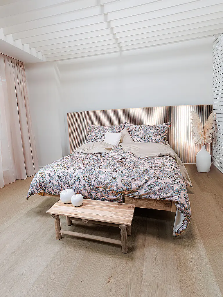 FLEURESSE | Biancheria da letto in raso 70x90cm/140x200cm STOCKHOLM Berry | Bacca