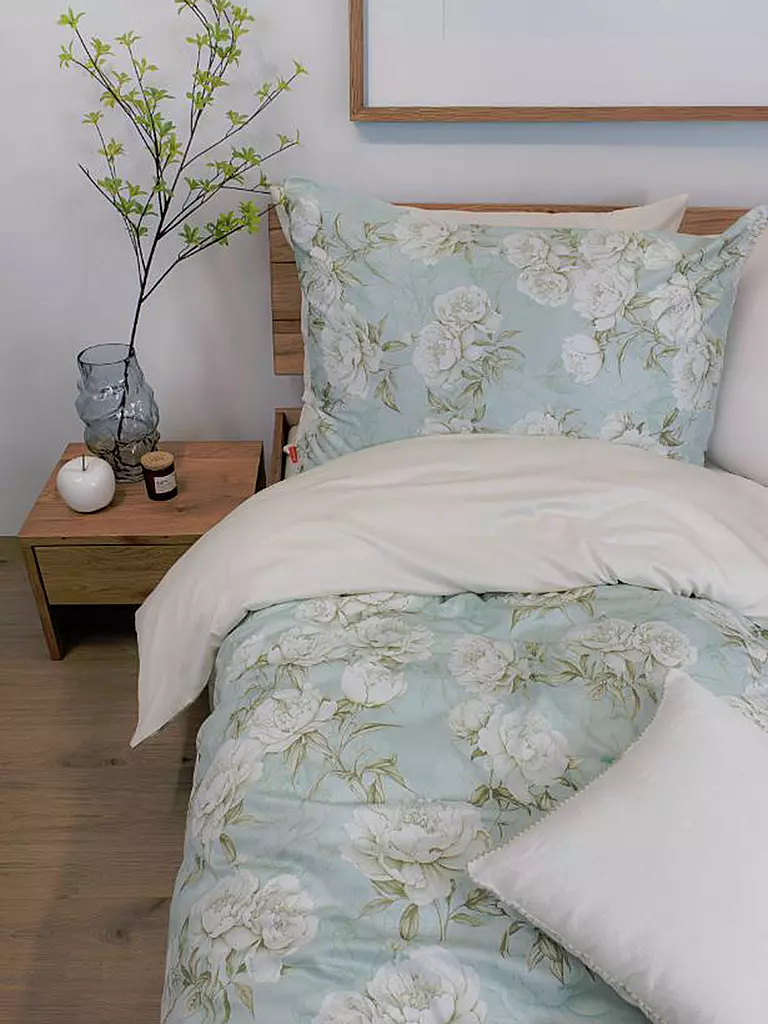 FLEURESSE | Biancheria da letto in raso BED ART 70x90cm/140x200cm Honeydew |