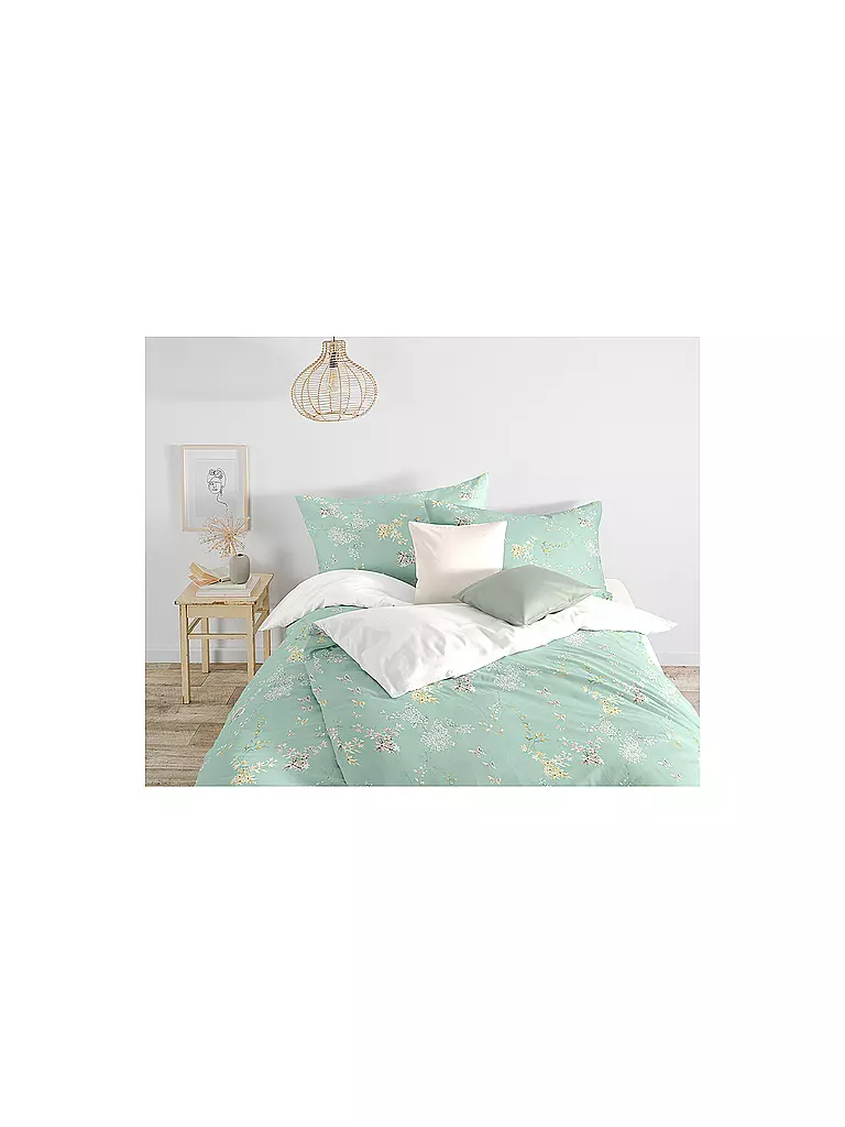 FLEURESSE | Biancheria da letto in raso BED ART 70x90cm/140x200cm Honeydew | 