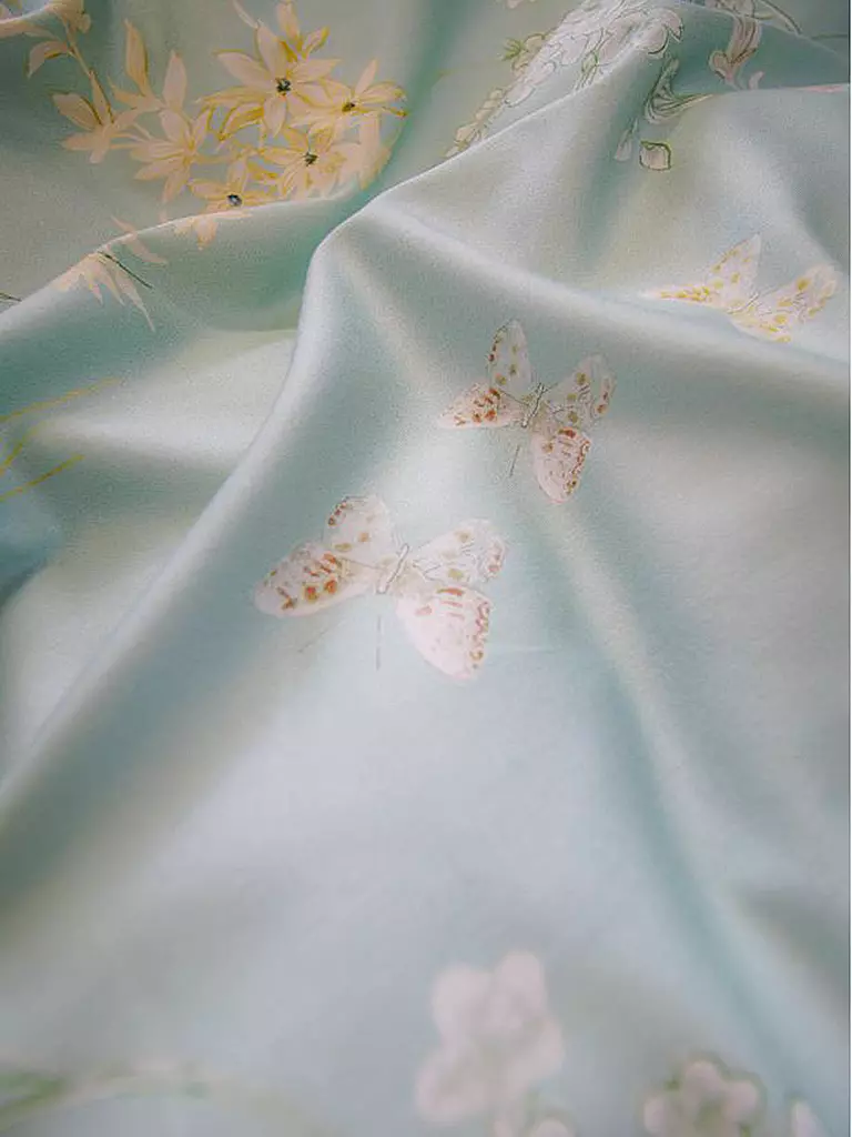 FLEURESSE | Biancheria da letto in raso BED ART 70x90cm/140x200cm Honeydew | 
