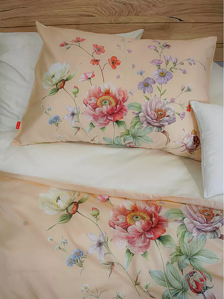 FLEURESSE | Biancheria da letto in raso BED ART 70x90cm/140x200cm Pesca |