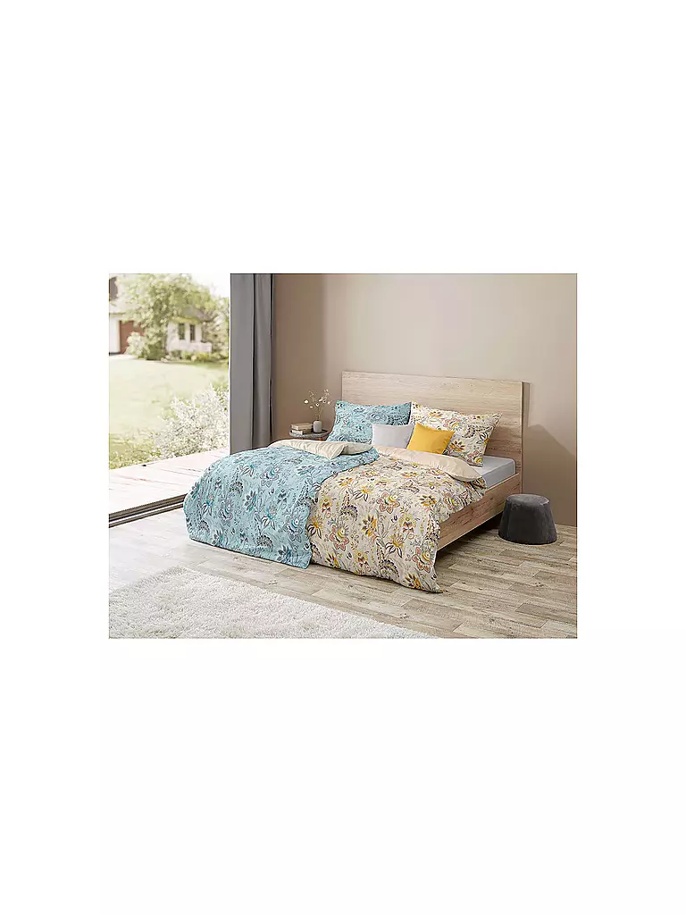 FLEURESSE | Biancheria da letto in raso MIAMI 70x90cm/140x200cm Vanilla | 