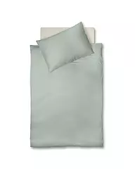 FLEURESSE | Biancheria da letto in raso Royal 70x90cm / 140x200cm Blu Perla | Oliva