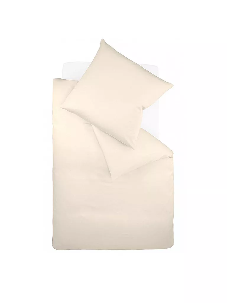 FLEURESSE | Biancheria da letto in raso Royal 70x90cm / 140x220cm | Crema