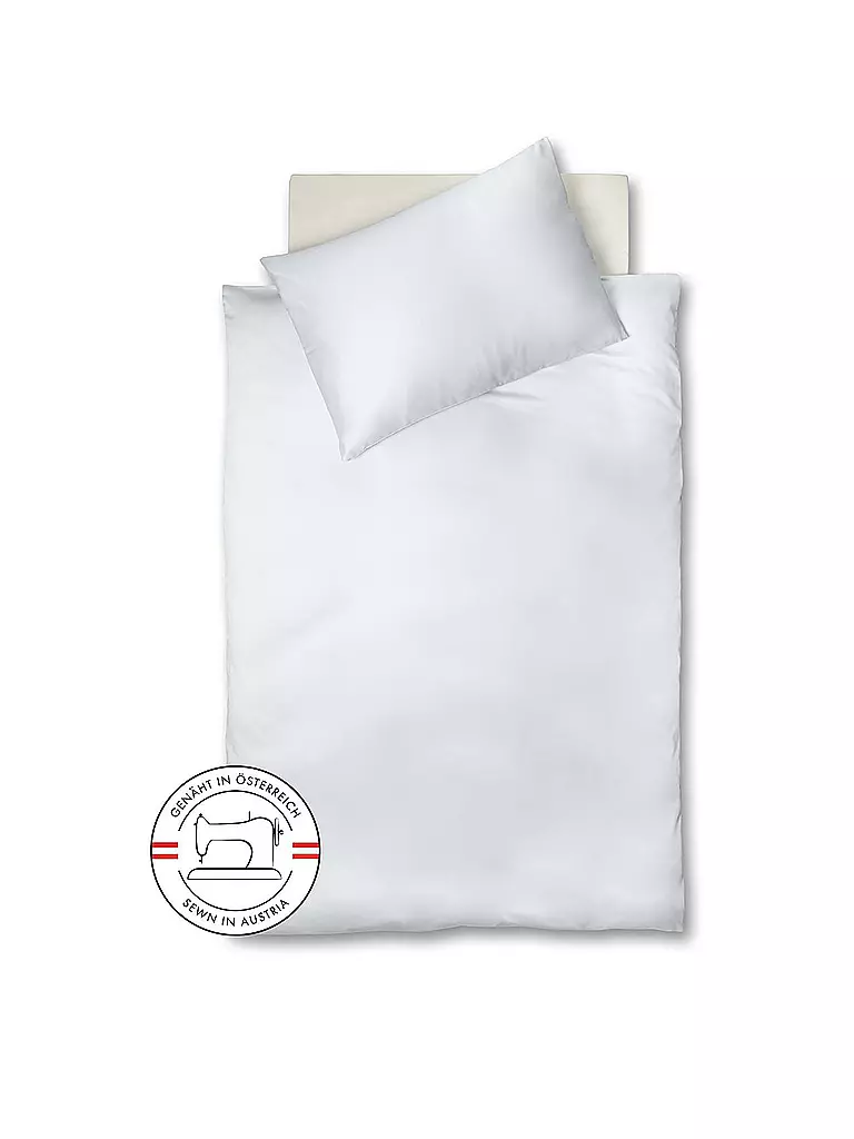 FLEURESSE | Biancheria da letto in raso Royal Uni 140x220cm Argento | Grigio chiaro