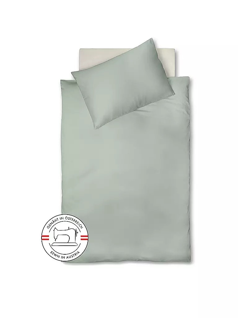 FLEURESSE | Biancheria da letto in raso Royal Uni 140x220cm Oliva | Oliva