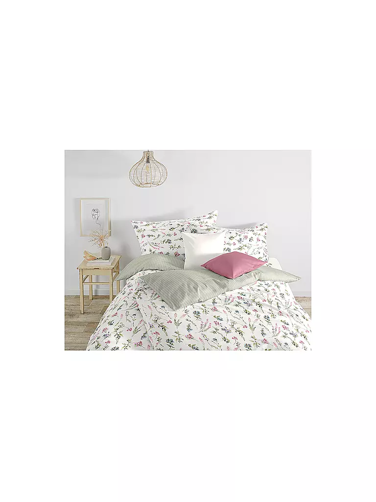 FLEURESSE | Biancheria da letto in Tencel LUXURY 70x90cm / 140x200cm Multicolor | Bianco