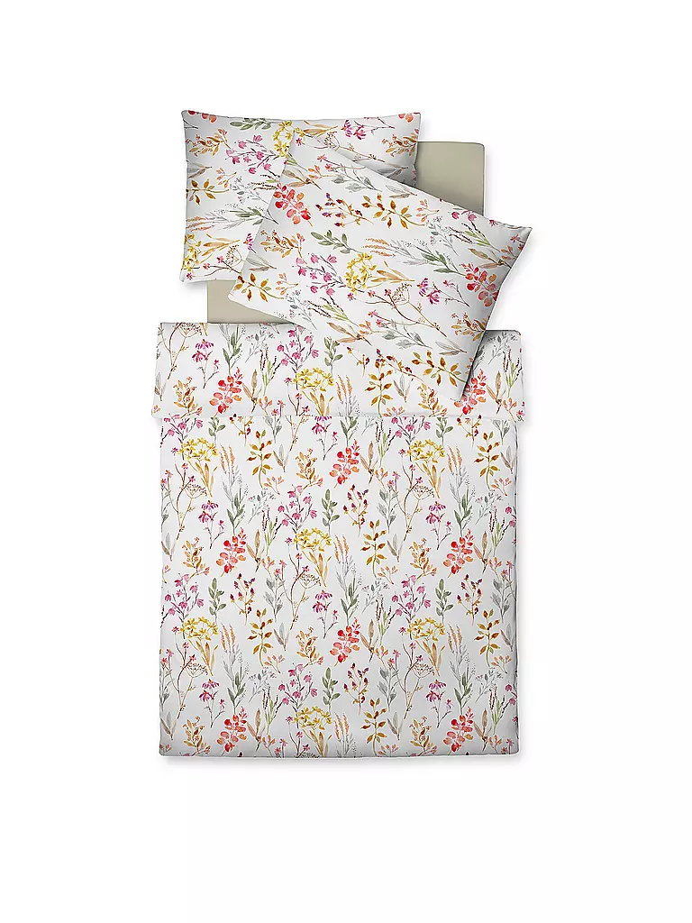 FLEURESSE | Biancheria da letto Tencel LUXURY 70x90cm / 140x200cm Malva | Bianco
