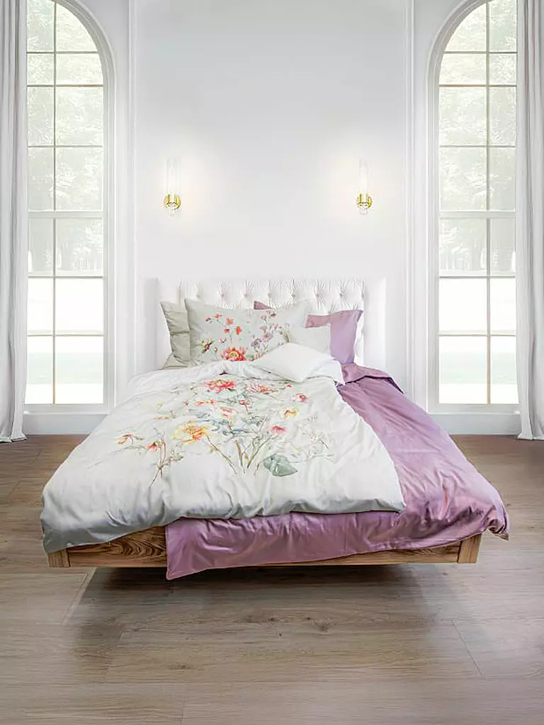 FLEURESSE | Biancheria da letto Tencel LUXURY 70x90cm / 140x200cm Nature | Grigio chiaro