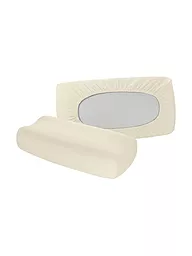 FLEURESSE | Copricuscino in jersey "Vital Comfort" 40x60cm (Bianco) | Beige