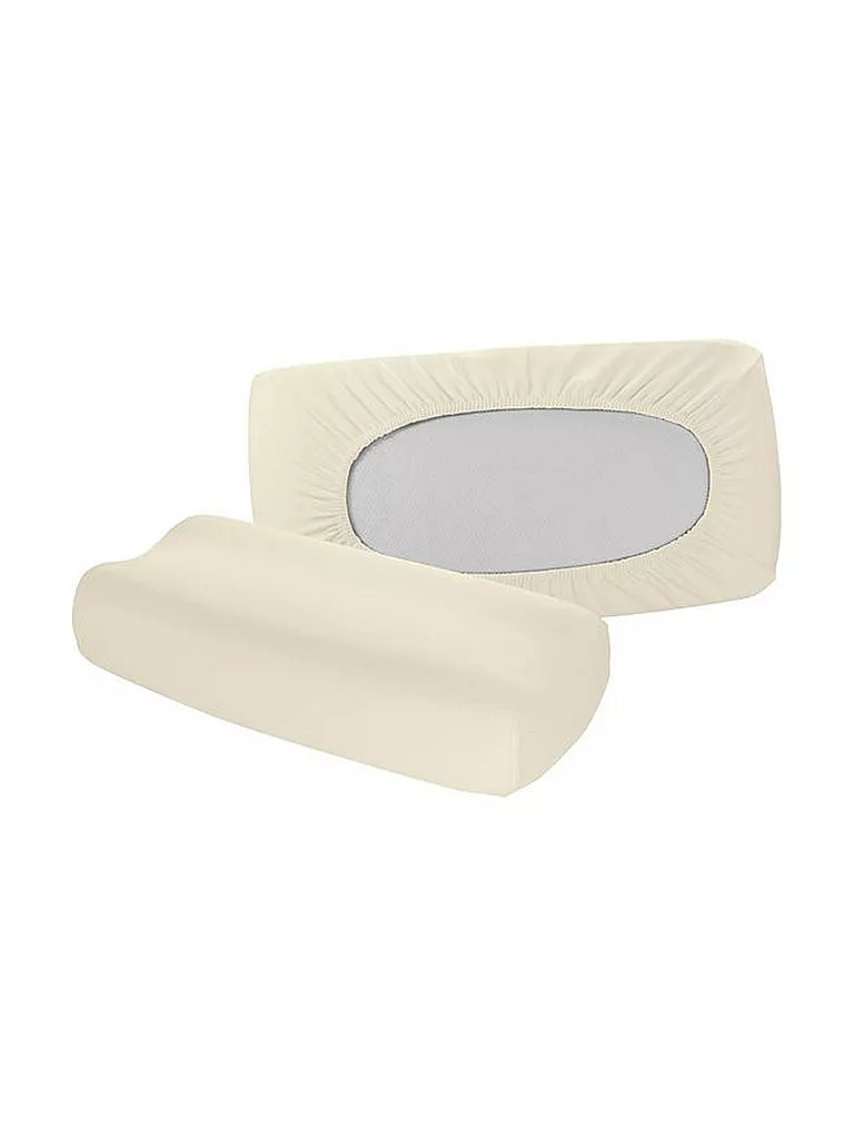 FLEURESSE | Copricuscino in jersey "Vital Comfort" 40x60cm (Crema) | Beige