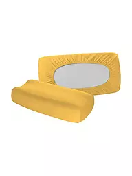 FLEURESSE | Copricuscino in jersey "Vital Comfort" 40x60cm (Bianco) | Giallo
