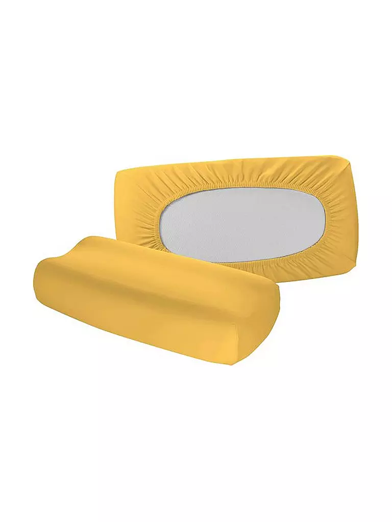 FLEURESSE | Federa per cuscino in jersey "Vital Comfort" 40x60cm (Sole) | Giallo