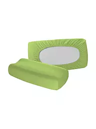 FLEURESSE | Copricuscino in jersey "Vital Comfort" 40x60cm (Bianco) | Verde