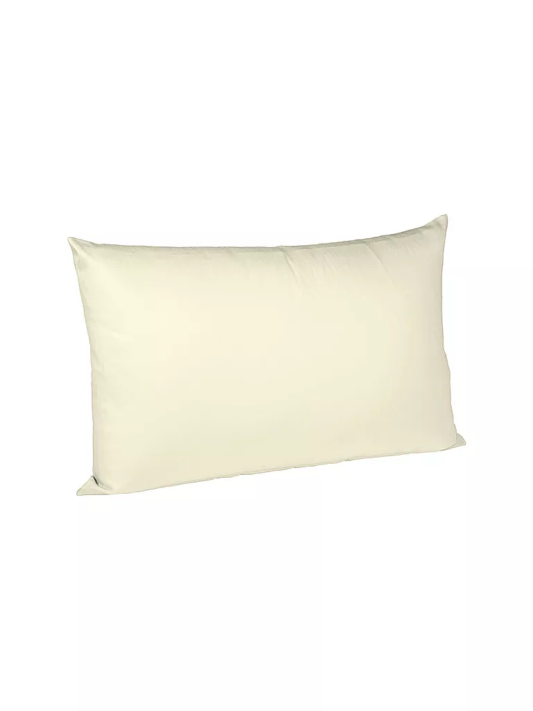 FLEURESSE | Federa per cuscino in jersey interlock 40x80 cm color crema | Beige