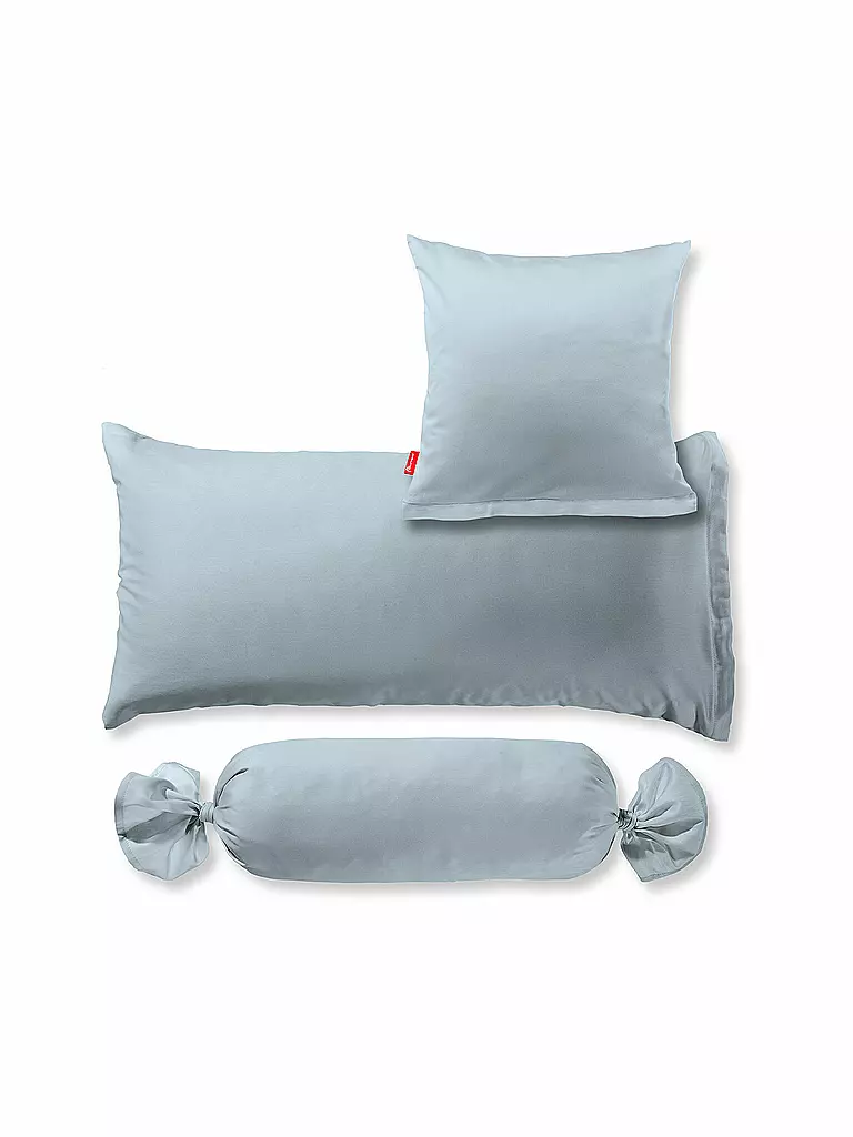 FLEURESSE | Federa per cuscino in raso Royal Uni, set da 2, 70x90 cm, blu perla | Blu chiaro