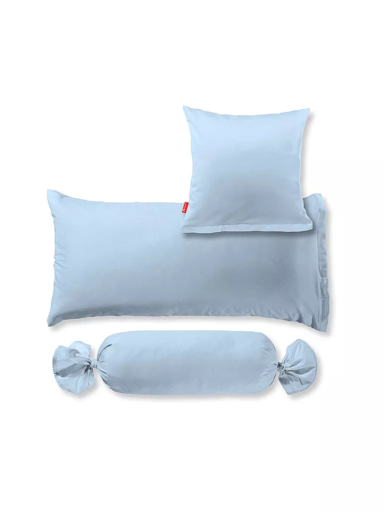 FLEURESSE | Federa per cuscino in raso Royal Uni 2x 40x40cm Azzurro | Blu chiaro