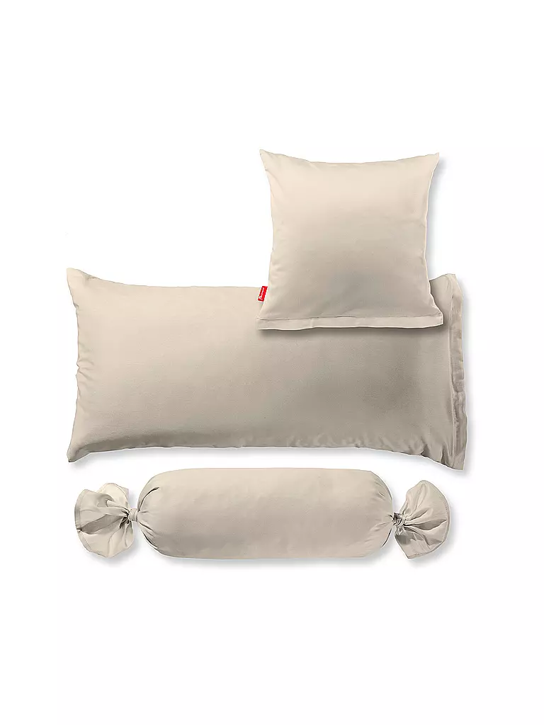 FLEURESSE | Federa per cuscino in raso Royal Uni 2x 40x60cm Sabbia | Beige
