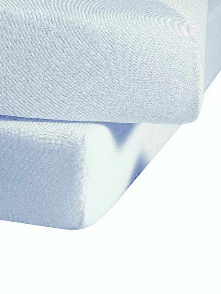 FLEURESSE | Jerseyspannleintuch 100x200cm (Azzurro) | Blu chiaro