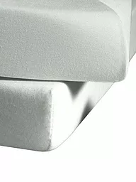 FLEURESSE | Jerseyspannleintuch 100x200cm (Azzurro) | Argento