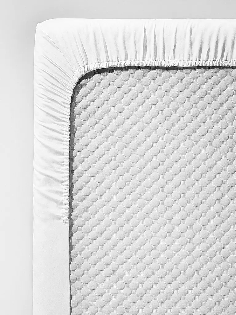 FLEURESSE | Lenzuolo con angoli in raso Royal Uni 180x200cm Bianco | 