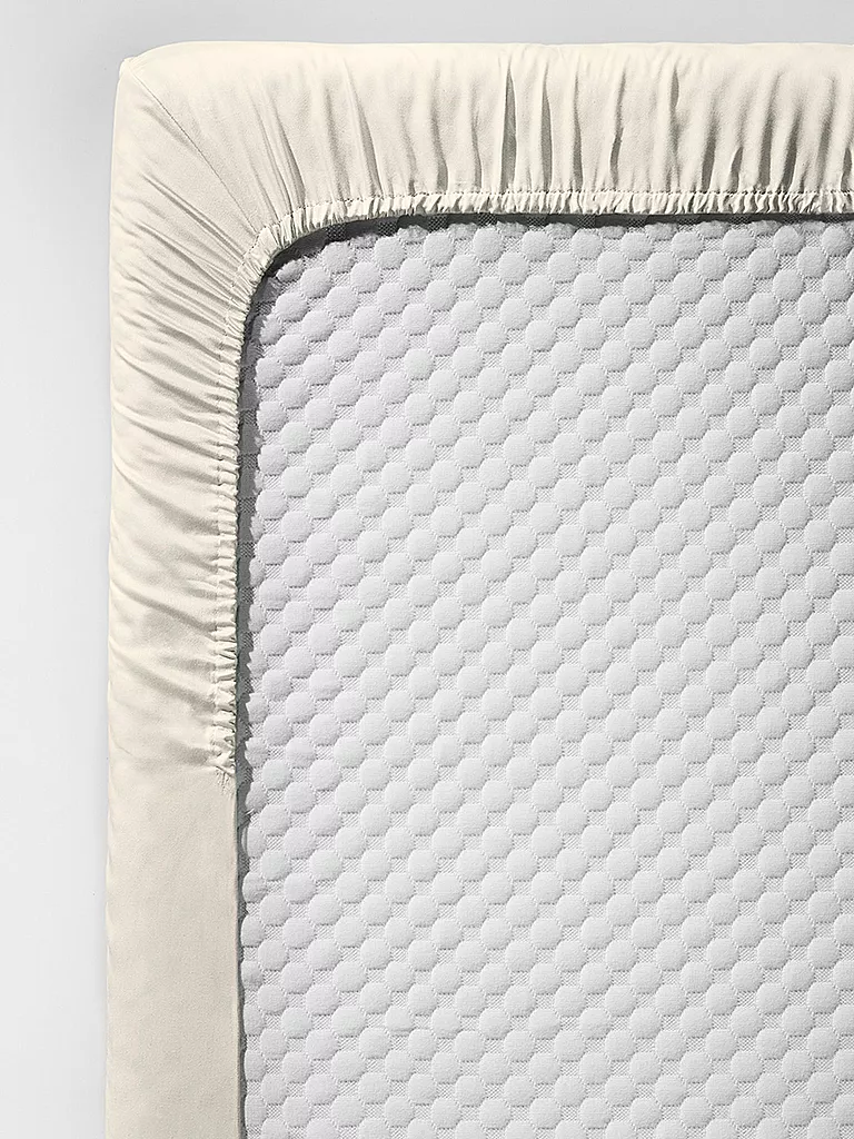 FLEURESSE | Lenzuolo con angoli in raso Royal Uni 90x200cm Crema | Crema