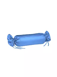 FLEURESSE | Satin Nackenrollenbezug Royal Uni 15x40cm Blau | Blu chiaro