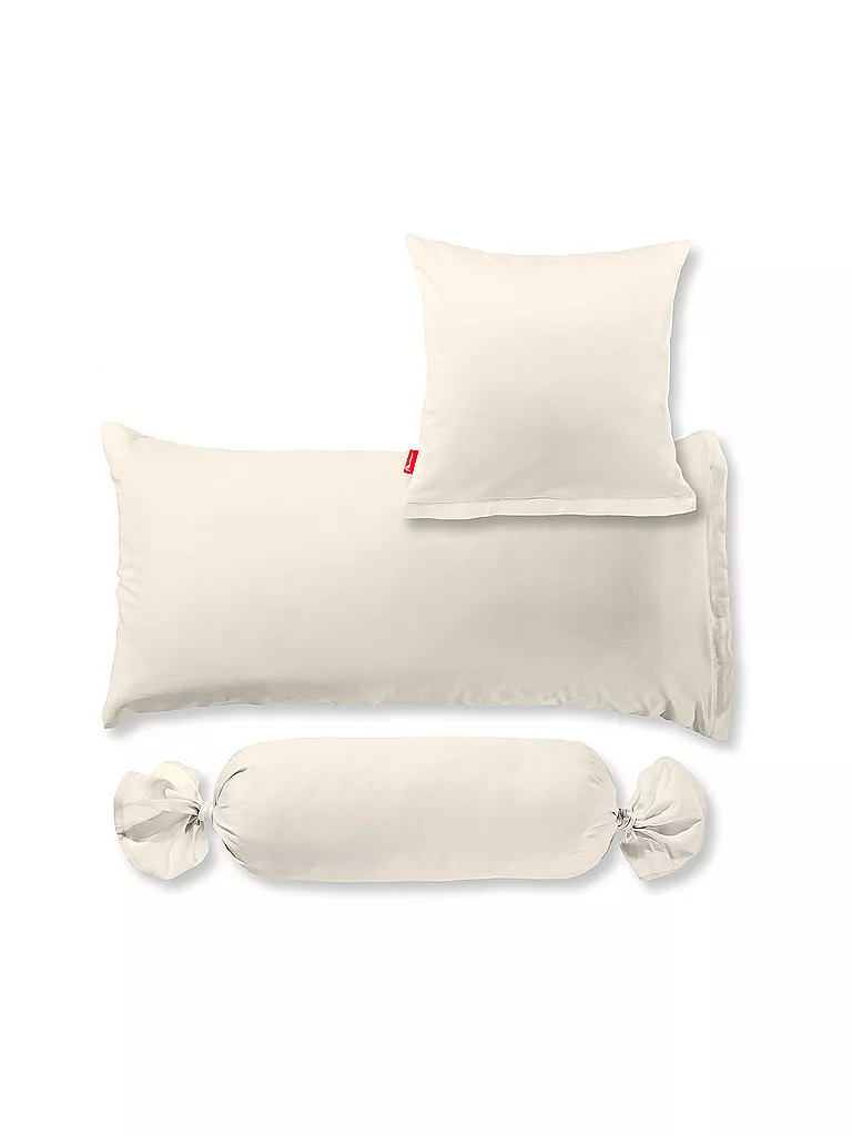 FLEURESSE | Satin Nackenrollenbezug Royal Uni 15x40cm Crema | Crema