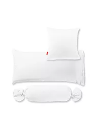 FLEURESSE | Federa per cuscino in raso Royal Uni 2x 40x60cm antracite | Bianco
