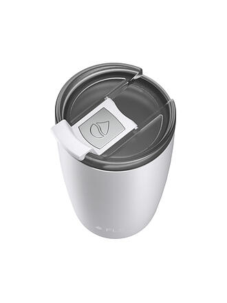 FLSK | Bicchiere isolante - Tazza termica CUP per caffè da asporto 0,35 l in acciaio inox bianco