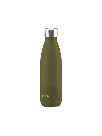 FLSK | Borraccia termica - Thermos 0,5l Acciaio Inox Oliva