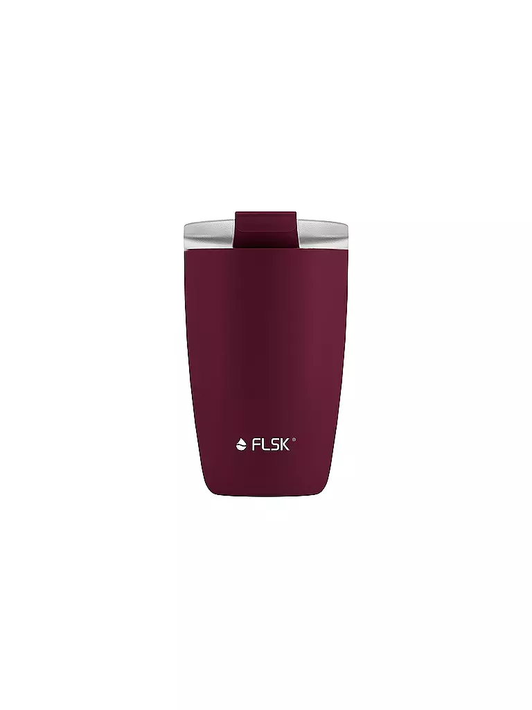 FLSK | Bicchiere termico - Tazza termica CUP Coffee to go 0,35 l Winterberry | Rosso scuro