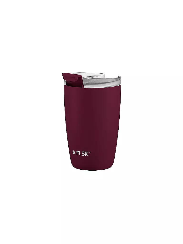 FLSK | Bicchiere termico - Tazza termica CUP Coffee to go 0,35 l Winterberry | Rosso scuro