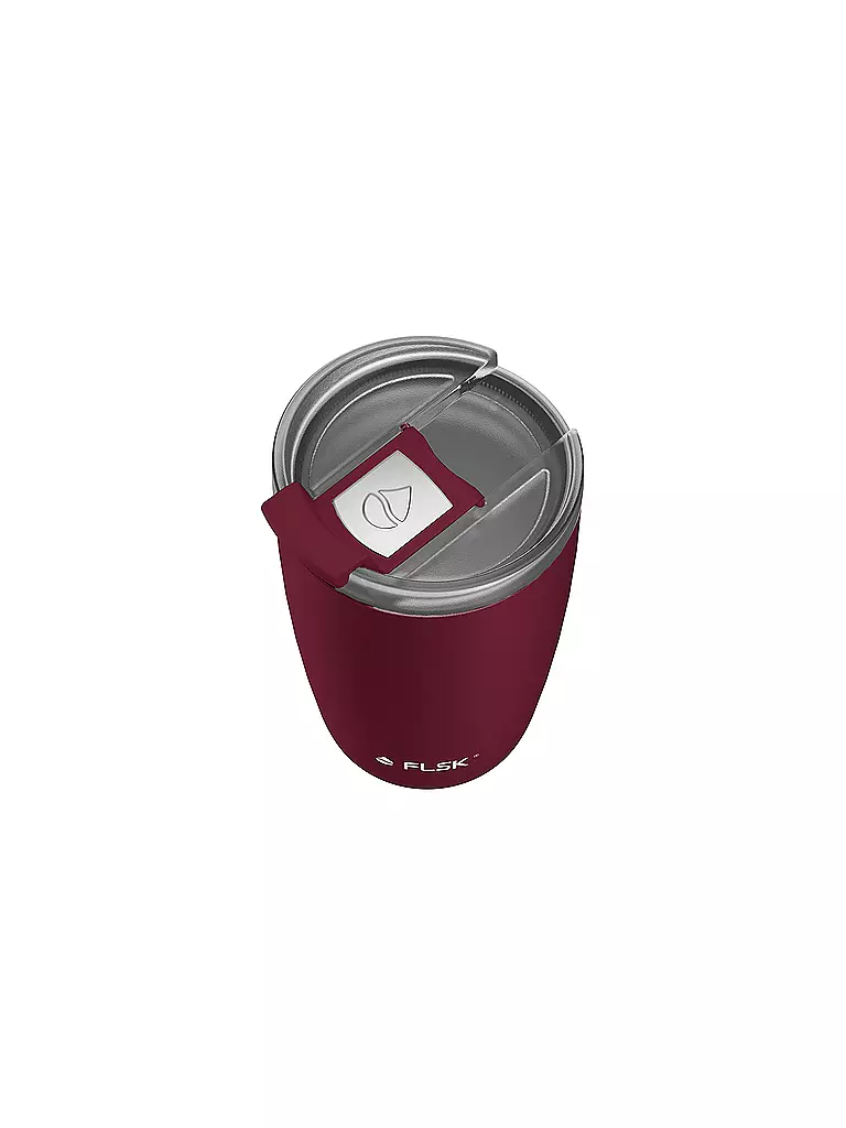 FLSK | Bicchiere termico - Tazza termica CUP Coffee to go 0,35 l Winterberry | Rosso scuro