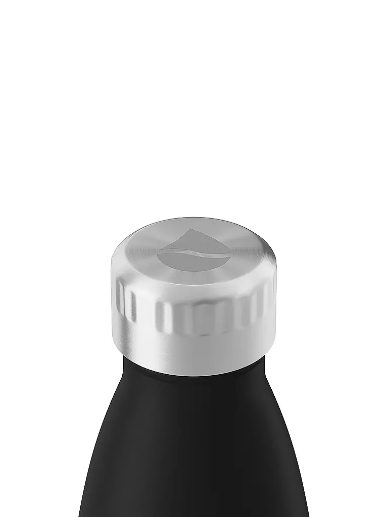 FLSK | Borraccia isolante - Borraccia termica 0,5l acciaio inossidabile nera | Nero