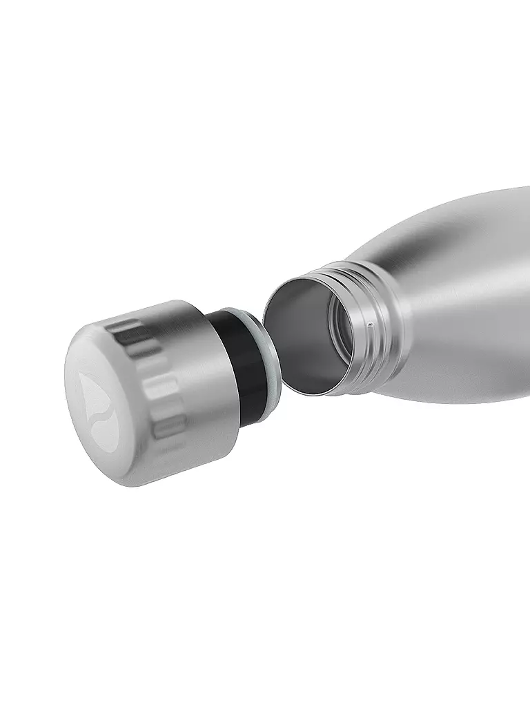 FLSK | Borraccia termica - Borraccia con tazza 0,7 l Stainless | Argento