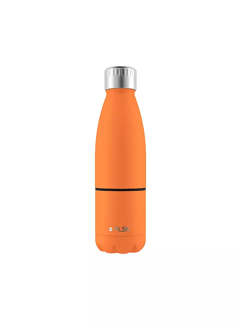 FLSK | Borraccia termica - Borraccia con tazza 0,7 l Trail-Arancione | Arancione