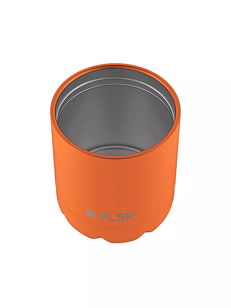 FLSK | Borraccia termica - Borraccia con tazza 0,7 l Trail-Arancione | 